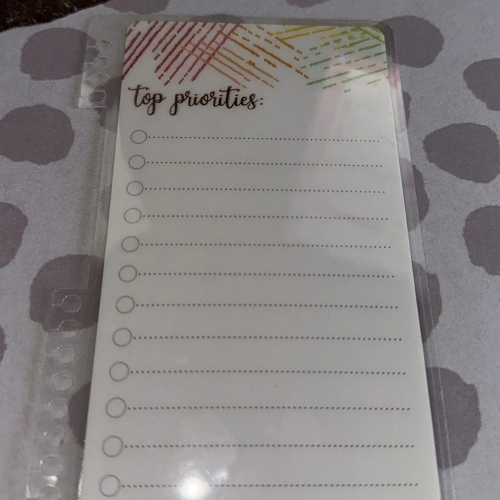 Erin condren priority insert